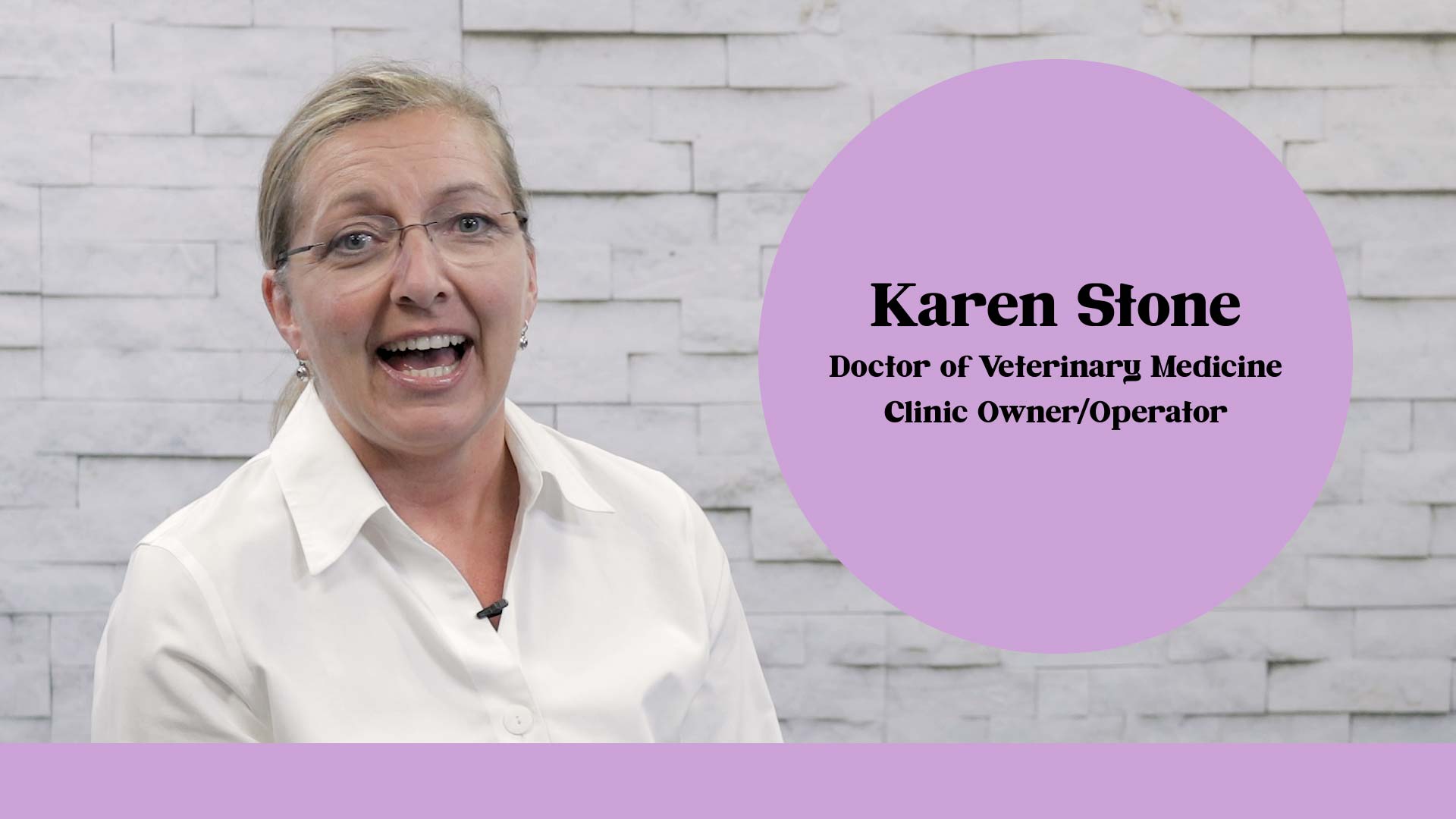 Load video: Interview with Dr. Karen Stone, DVM, owner and operator of Appalachian Animal Hospital