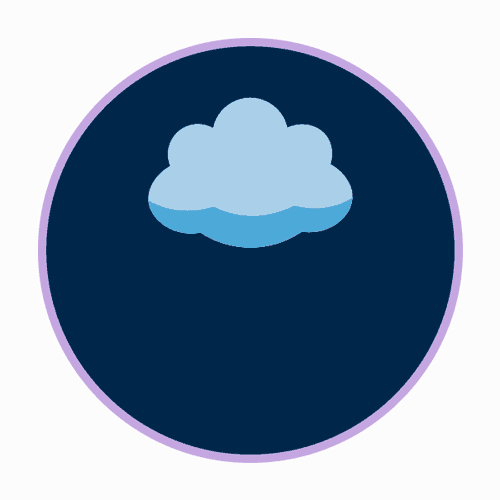 Animated icon representing the ingredient deionized-distilled water